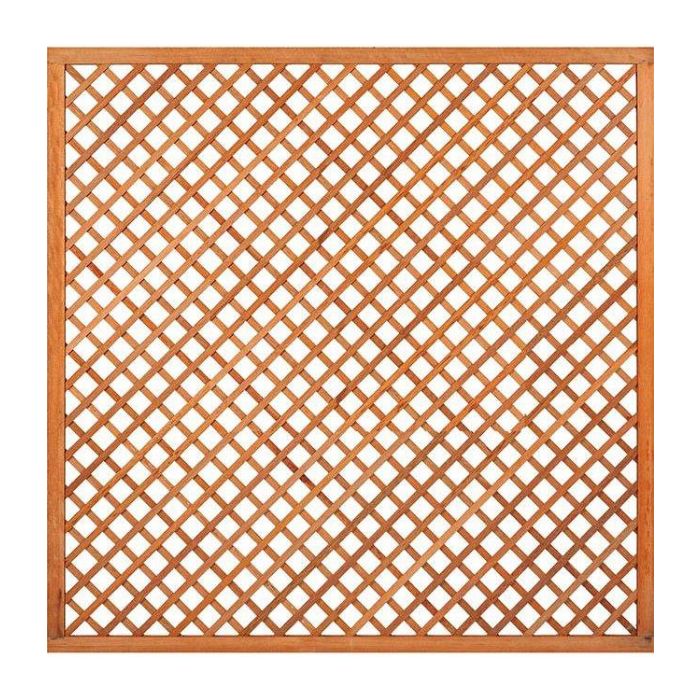 Trellis Diagonaal - Hardhout H180 cm.