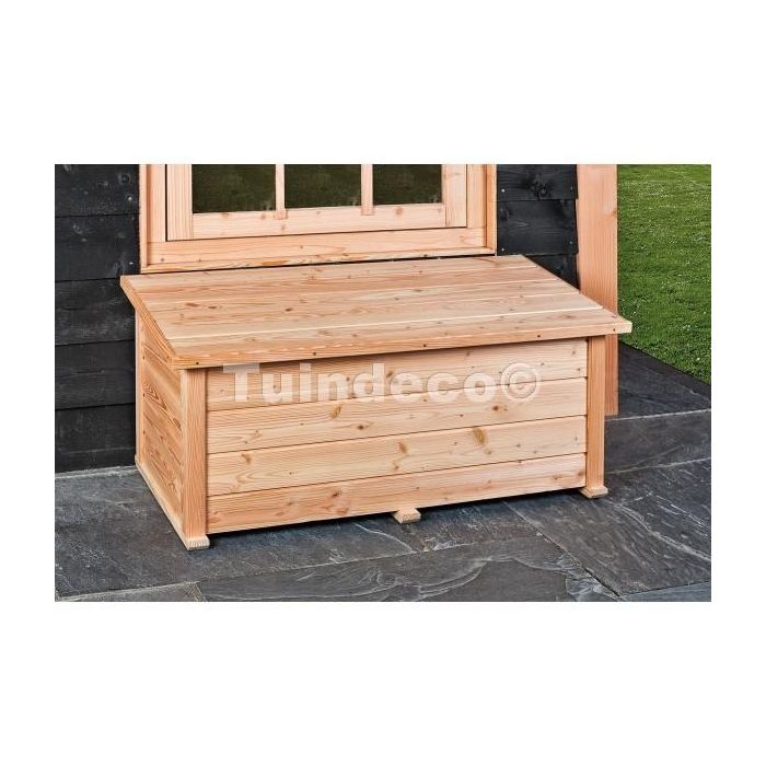 Opbergkist Douglas B125xD53xH56 cm.