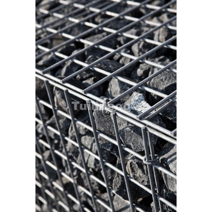 Gaaselement / schanskorf 200 cm. Maas 4.5x4.5 cm.