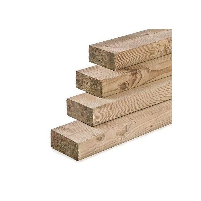 Ligger geimpregneerd Vuren 4.4x9.5 cm.