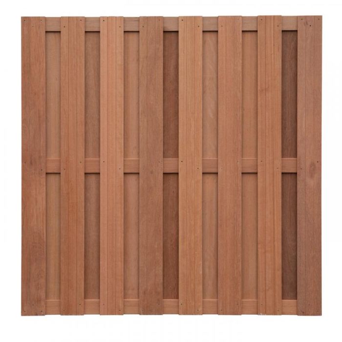 Tuinscherm Zundert 180x180 cm. Hardhout.