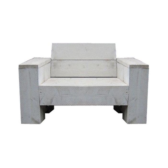 Bouwpakket Vintage Look steigerhout Stoel de Luxe L100xB86xH73 cm.