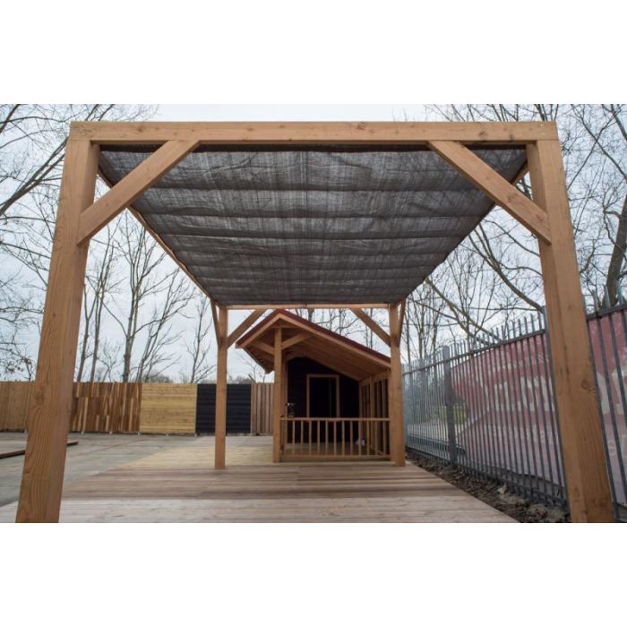 schuifzeil zilvergrijs 300x500 cm.