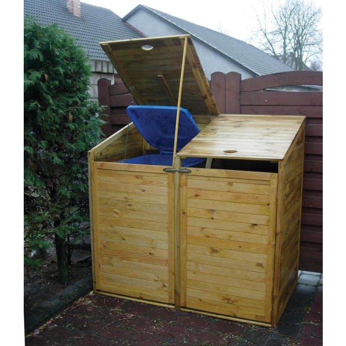 Containerberging dubbel B140xD85xH135 cm.