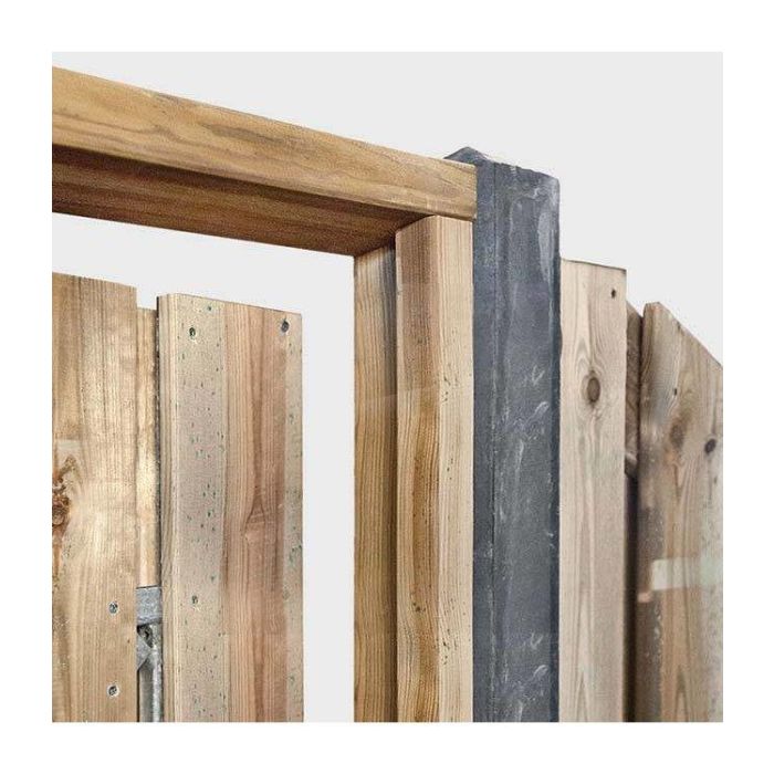 Tuindeurkozijn met aanslagligger 210x 90-150 cm. - Diverse houtsoorten.