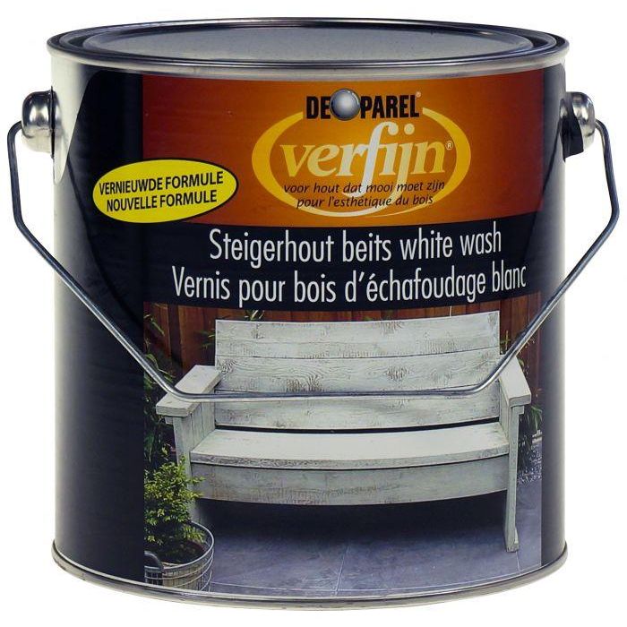 Verfijn Steigerhoutbeits White Wash 0.75 ltr.