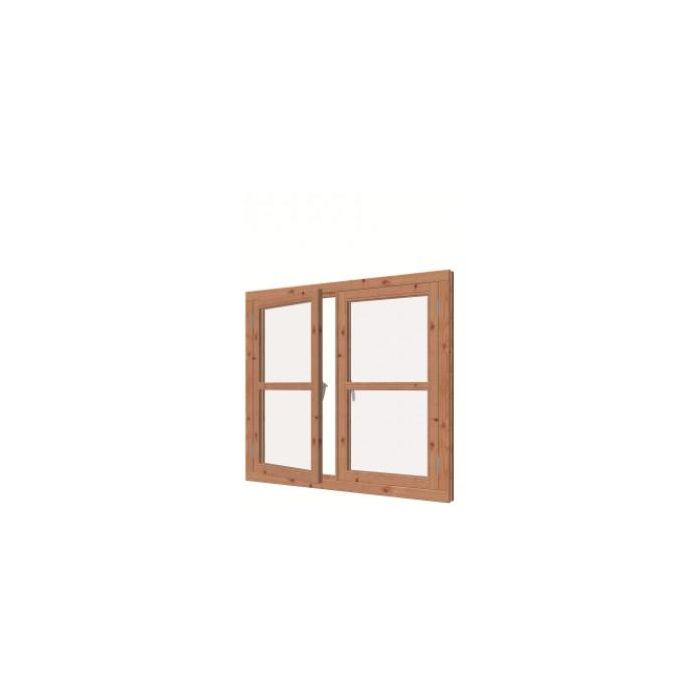 Douglas dubbel draairaam De Luxe B140.1xH125.7 cm. 