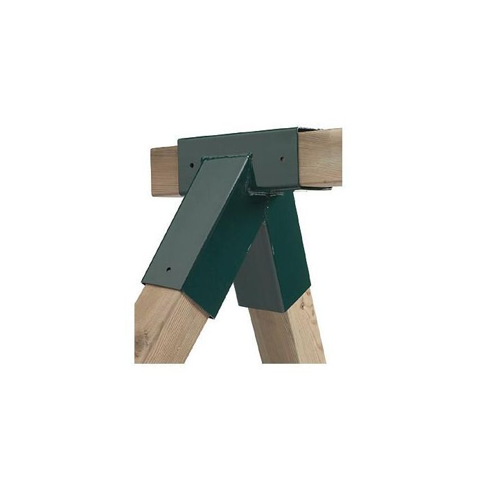 Schommelverbinding Groen t.a.v. paal 9x9 cm.