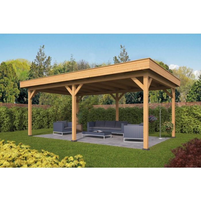 Geschaafd Lariks/Douglas Plat Dak Oslo XL Type 1