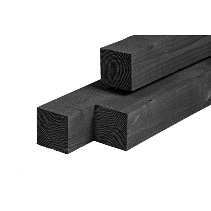 Douglas paal zwart geimpregneerd 15x15x300