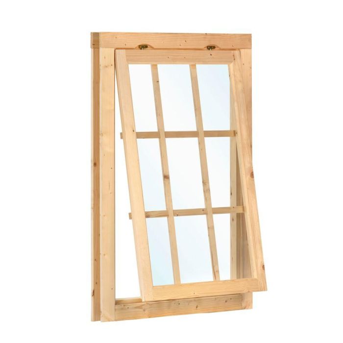 Uitzetraam Enkel W1 Vuren 85x120.5CM