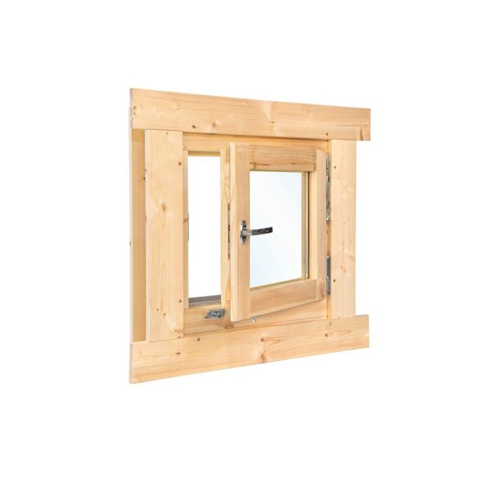 Draai-/Kiepraam Enkel L5.1 Vuren 62,5 x 62,5CM