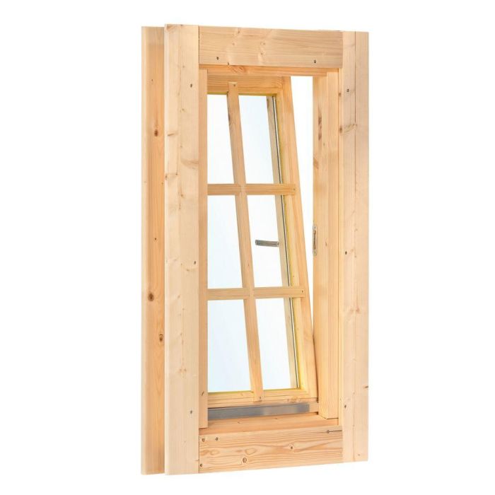 Draai-/ Kiepraam Enkel L5.2 Vuren 52,6 x 108,5CM 