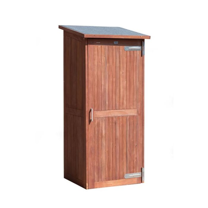 Tuinkast Santiago Incl. Dakleer. Afmeting 80x65x185cm.