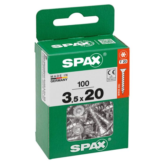 SPAX T-STAR plus WIROX 3,5x20 M 100 stuks