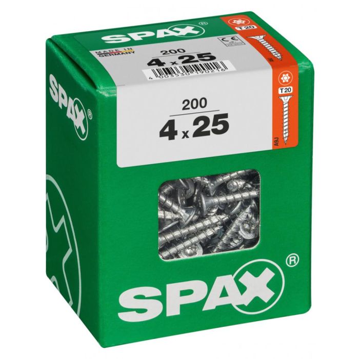 SPAX T-STAR plus WIROX 4x25 L 200 stuks