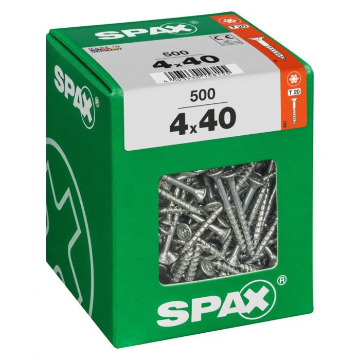 SPAX T-STAR plus WIROX 4x40 XXL 500 stuks