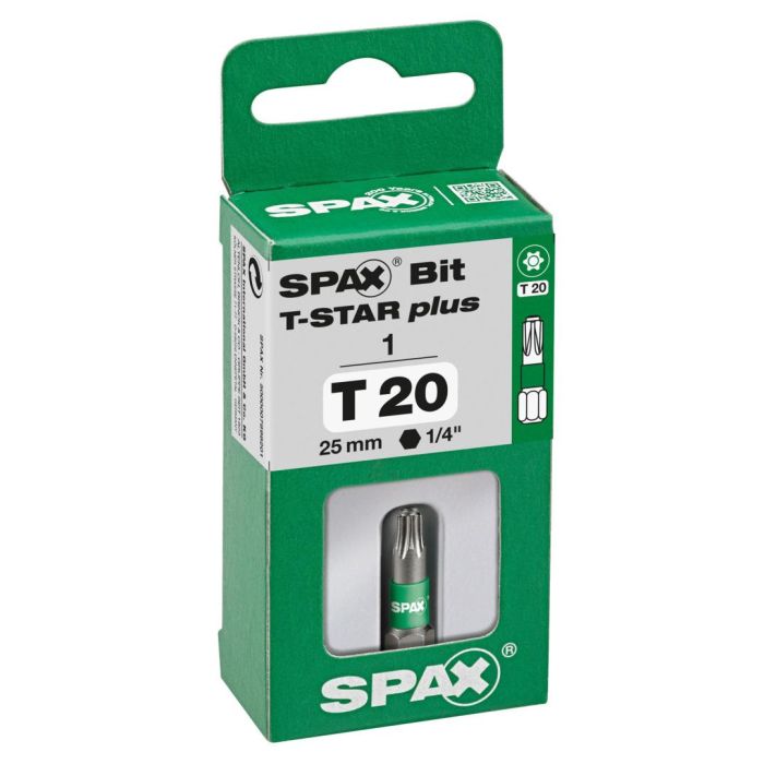 SPAX Bit T-STAR plus T20 25mm S 1 St.