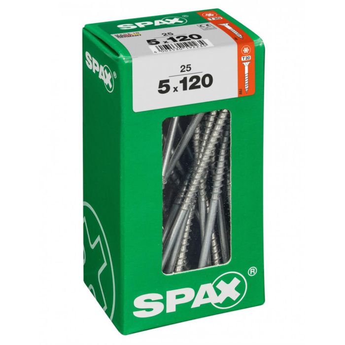 SPAX T-STAR plus WIROX 5x120 L 25 stuks