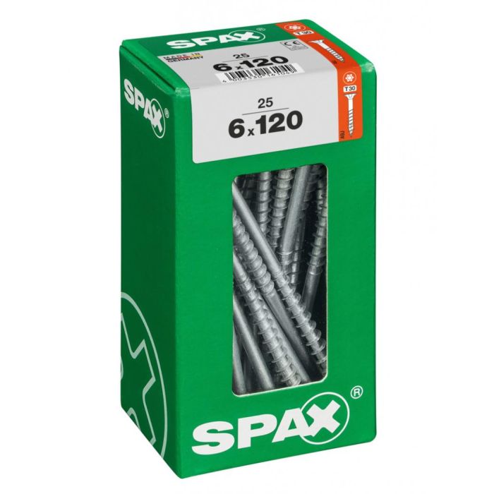 SPAX T-STAR plus WIROX 6x120 L 25 stuks