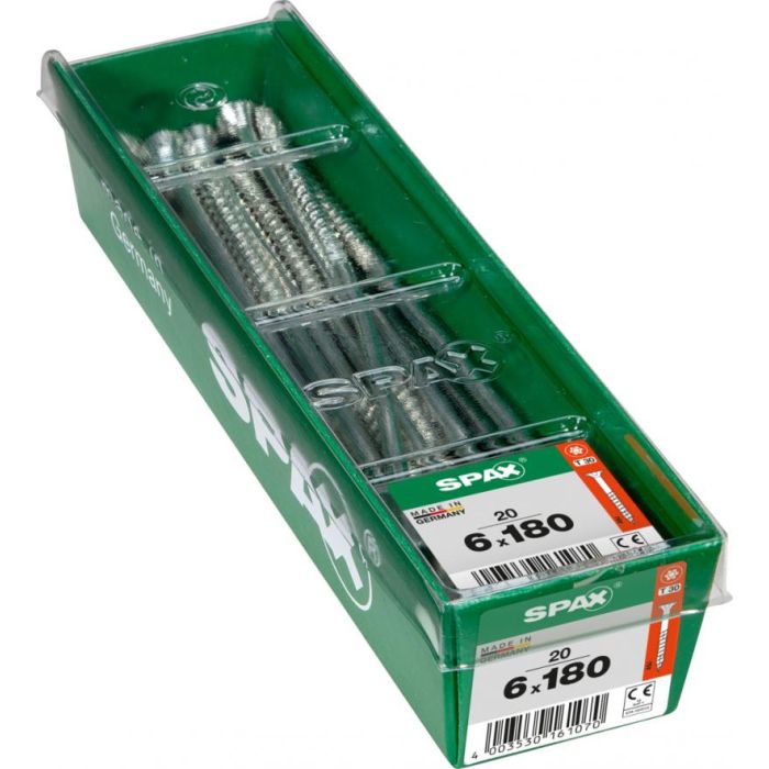 SPAX T-STAR plus WIROX 6x180 M-STK 20 stuks