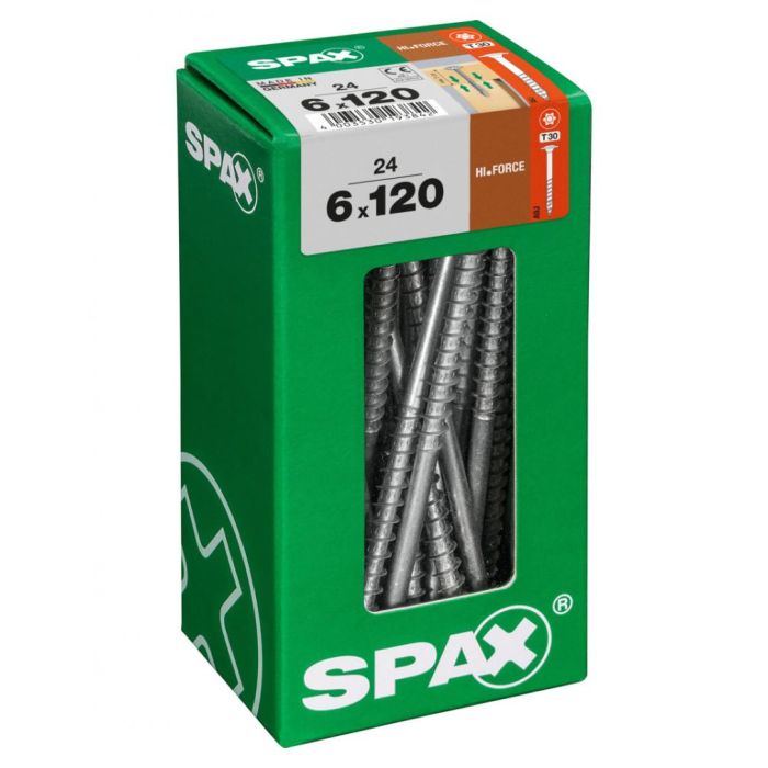 SPAX HI.FORCE WIROX 6x120 L 24 stuks