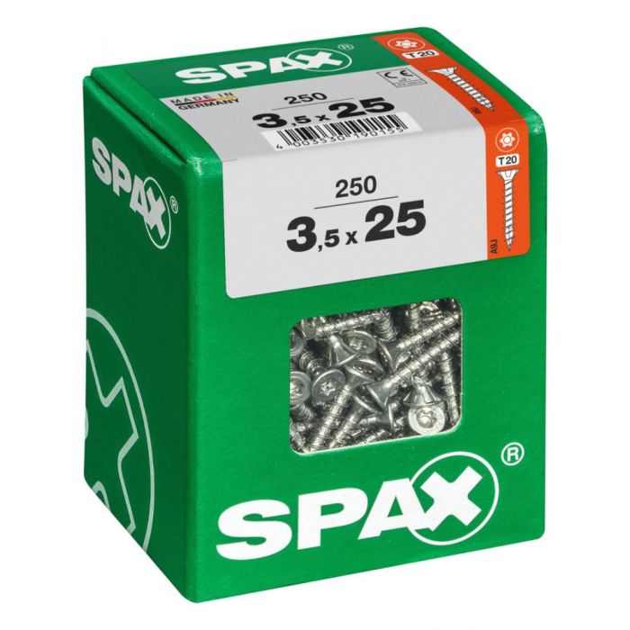 SPAX T-STAR plus WIROX 3,5x25 BOX 1000 stuks
