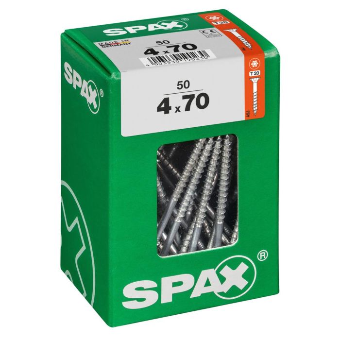 SPAX T-STAR plus WIROX 4x70 BOX 500 stuks