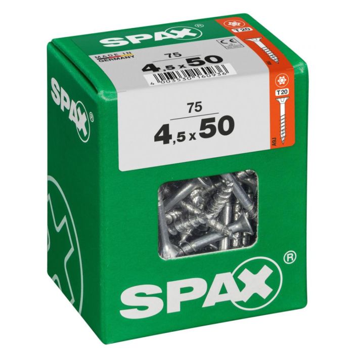 SPAX T-STAR plus WIROX 4,5x50 BOX 500 stuks