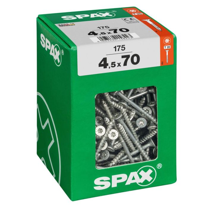 SPAX T-STAR plus WIROX 4,5x70 BOX 500 stuks