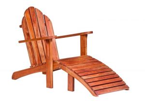 Relax stoel hardhout B75xD89xH93 cm.