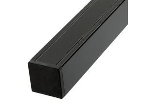 HKC Paal Aluminium Antraciet-Black line 7x7x272 cm.  