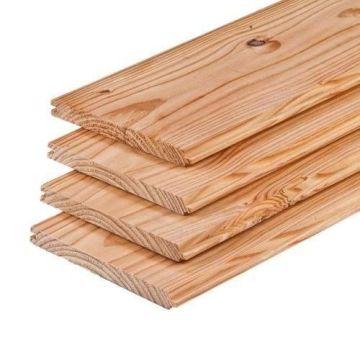 Douglas dakbeschot-Rabat geschaafd 1.8x14.5 cm.