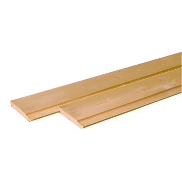 Rabat onbehandeld Vuren 1.8x14.5x300 cm.