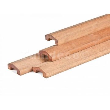 Afdeklat Hardhout Piramide 180 cm