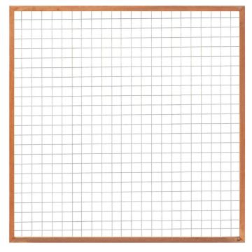 Draadscherm Hardhout met houten kader H180 cm.