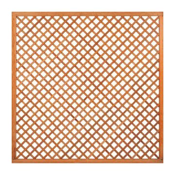 Trellis Diagonaal - Hardhout H180 cm.