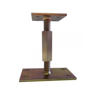 Verstelbare paaldrager 14-20 cm.