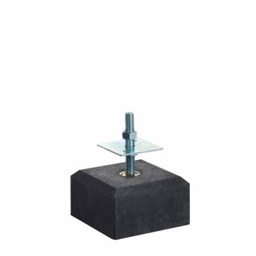 Betonpoer mini Antraciet 18x18x10 cm. Excl. hoogteverstelling.