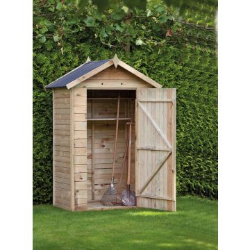 Tuinkast Drenthe. Afmeting B130xD80xH214-180CM