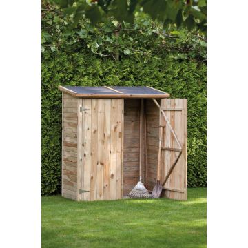 Tuinkast Bayern. Afmeting  B152xD73xH182-170CM