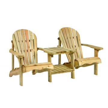 Loveseat geimpregneerd B175xH90 cm.