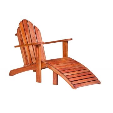 Relax stoel hardhout B75xD89xH93 cm.