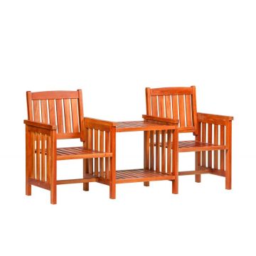 Hardhouten Loveseat Standaard B164xH85 cm.