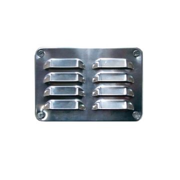 Ventilatierooster voor Blokhutten. ( set van 2 stuks ).