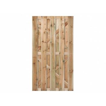 Tuindeur Superieur H180xB100 cm. Verticaal.