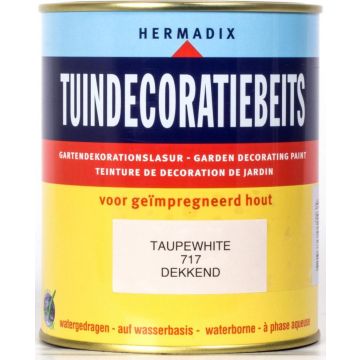 Tuindecoratiebeits Taupe-White Dekkend.
