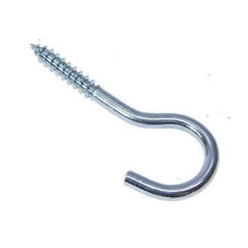 Blister schroefhaak 5x40 mm. Inhoud 5 stuks.