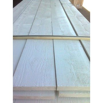 Wit gespoten steigerhout. 3x19.5x250 cm. Per 50 stuks.