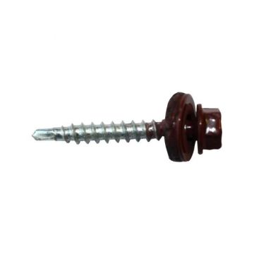 Aquapan Schroeven 4.8x35 mm per 100 stuks. Kleur Rood.